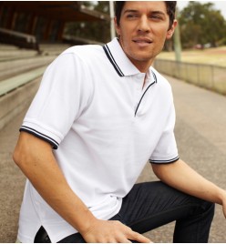 Double Striped Polo